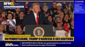 Donald Trump dit que son administration a créé près de 60.000 emplois en Pennsylvanie depuis son investiture