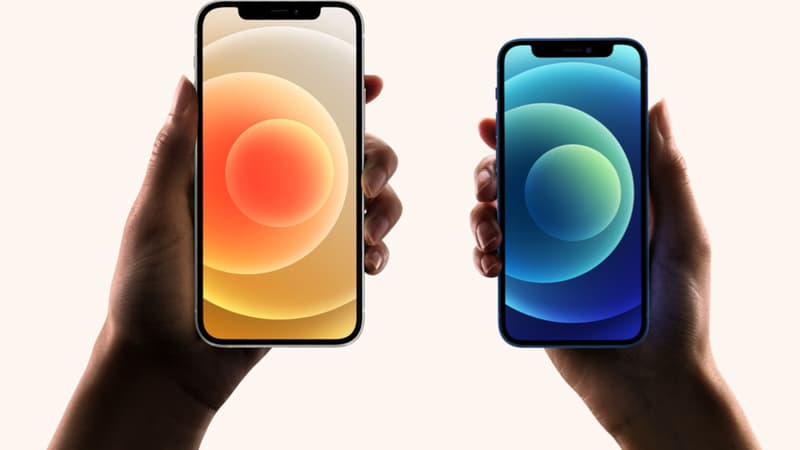 Les iPhone 12 et iPhone 12 mini