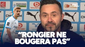 "Rennes va devoir trouver un autre joueur, Rongier ne bougera pas" annonce De Zerbi