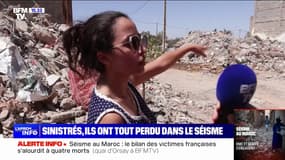 "Mon cousin est mort, il avait 20 ans": le désarroi d'une habitante d'Amizmiz, près de l'épicentre du séisme au Maroc