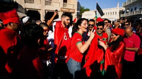 Des supporters marocains à Doha