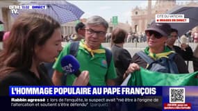 Des fidèles du monde entier viennent rendre hommage au pape François au Vatican