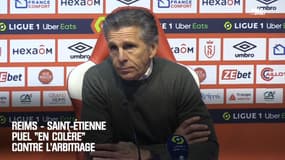 Reims - Saint-Étienne : Puel "en colère" contre l'arbitrage