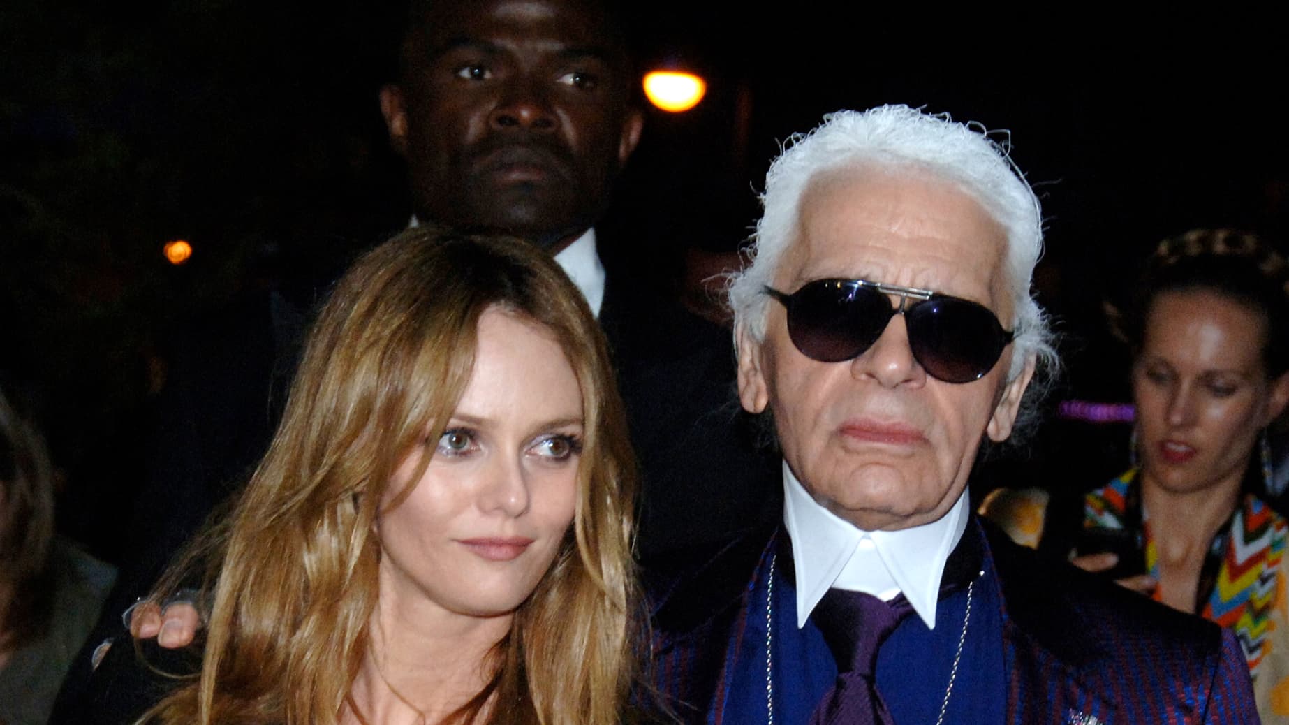 Vanessa Paradis et Karl Lagerfeld