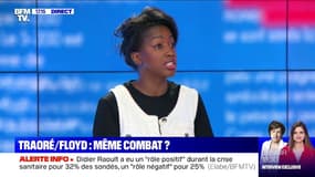 Hapsatou Sy: "Les premières agressions ne venaient pas du peuple" lors du rassemblement pour Adama Traoré