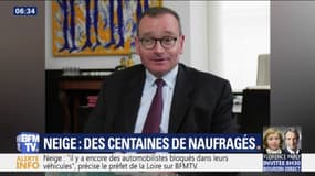 Neige : "On nous a donné des prévisions de précipitations qui ne sont pas d'une grande précision" estime le préfet de la Loire