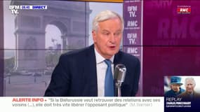 Michel Barnier répond aux questions de Jean-Jacques Bourdin