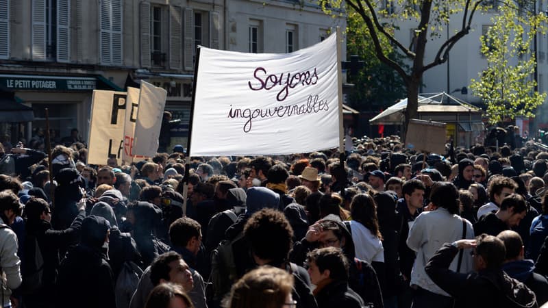 Des manifestants à Paris, le 1er mai 2019.
