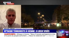 Attaque à Vienne: "Il y a probablement plusieurs agresseurs qui sont encore dans le centre-ville, [la police] essaye de les neutraliser", selon l'ambassadeur d'Autriche en France