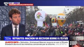 Retraites: Emmanuel Macron va recevoir la Première ministre et les ministres concernés pour "sécuriser une majorité de vote"