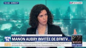 Immigration: Manon Aubry se dit défavorable au conditionnement de l'aide au développement