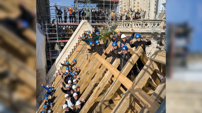 Paris: Notre-Dame retrouve la charpente de sa nef