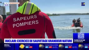 Armada de Rouen: un exercice de sauvetage nautique à Duclair 