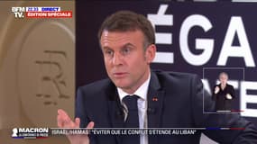 Emmanuel Macron: "La France a décidé de ne pas se joindre à une coalition qui a conduit des frappes préventives contre les Houthis sur leur sol parce que nous avons une posture qui cherche à éviter toute escalade"