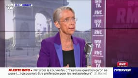 Retarder le couvre-feu ? Élisabeth Borne estime que ça serait "préférable" pour les restaurateurs