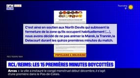 Ligue 1: les 15 premières minutes du match Lens-Reims boycottées