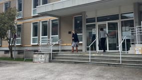 L'entrée de la Direction des services départementaux de l'Éducation nationale des Alpes-de-Haute-Provence.