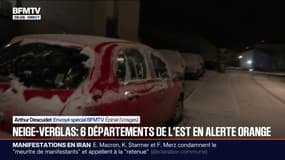 La neige commence à tomber dans les Vosges 