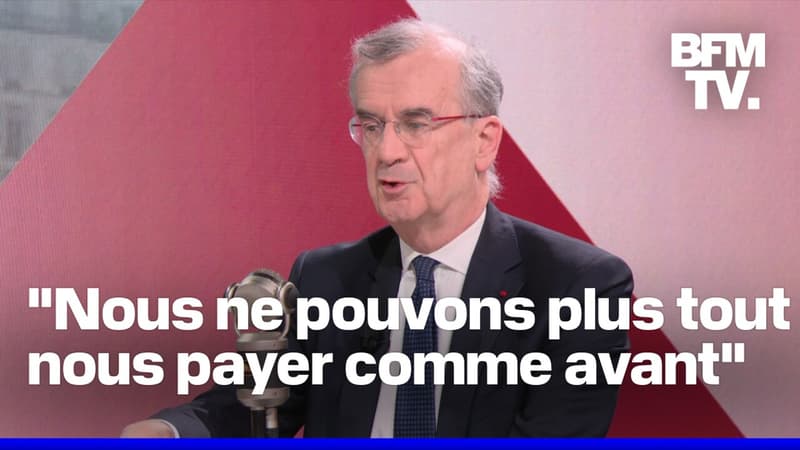 Retraites, effort de défense...L'interview en intégralité de François Villeroy de Galhau