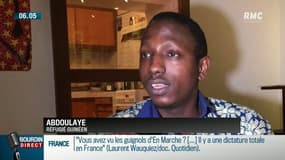 Abdoulaye, un réfugié guinéen, vit avec dans une collocation à Paris 