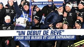 Mondiaux de biathlon : "Un début de rêve" pour les Bleues et leur entraîneur