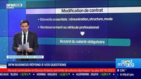 BFM Business avec vous : Est-il obligatoire d'accepter un véhicule de fonction plutôt que de se faire rembourser les frais de déplacement ? - 08/11