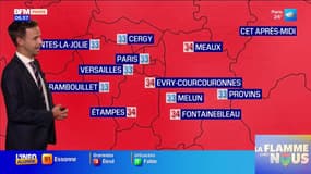 Météo: le voile nuageux matinal laissera place au soleil mais aussi à quelques averses locales, 33°C attendus à Paris et même 34°C à Meaux