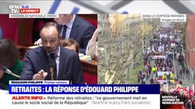 Édouard Philippe répond à Damien Abad: "Le système universel permet de créer de nouveaux droits"