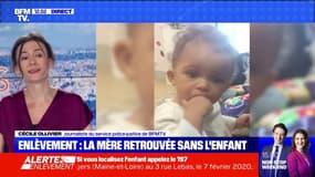 Alerte enlèvement: la mère retrouvée sans l'enfant