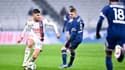Guimaraes et Verratti au duel lors d'OL-PSG le 9 janvier 2022