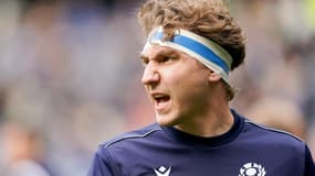 Le capitaine écossais Jamie Ritchie lors du match du tournoi des VI Nations face à l'Irlande (7-22), le 12 mars 2023