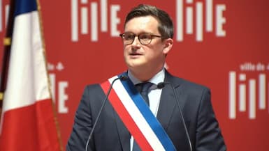 Arnaud Deslandes, maire de Lille, le 21 mars 2025.