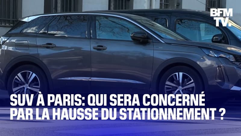 SUV à Paris: qui sera concerné par la hausse des tarifs du stationnement?