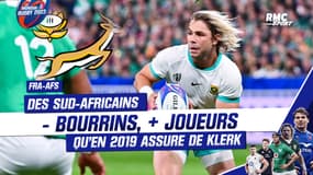 France - Afrique du Sud : Moins bourrins et plus joueurs, de Klerk présente les Springboks 2023