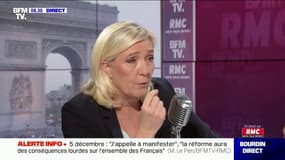 Marine Le Pen compare la réforme des retraites française à celle de la Suède et s'en inquiète