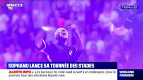 Soprano lance sa tournée des stades à Lyon, au plus près des étoiles