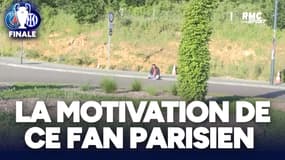 PSG - Inter : 7h38 seul à Poissy… un vaillant supporter parisien qui attend les joueurs