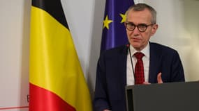 Le ministre belge de la Santé Frank Vandenbroucke à Bruxelles le 5 mars 2021