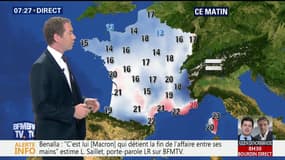 La météo pour ce mercredi 22 août 2018