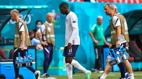 Ousmane Dembélé est sorti blessé contre la Hongrie