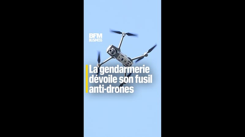 La gendarmerie dévoile son fusil anti-drones
