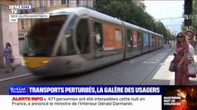 Violences urbaines: la suspension des bus et des tramways à partir de 21h a pris de court certains usagers