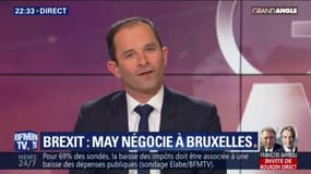 Brexit: Benoît Hamon "soutient la ligne de fermeté" du gouvernement à l'égard du Royaume-Uni