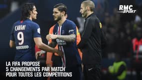La Fifa propose 5 changements par match pour toutes les compétitions