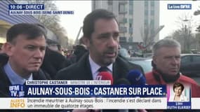 Incendie à Aulnay-sous-Bois: Christophe Castaner affirme que "l'immeuble n'est pas frappé d'insalubrité"
