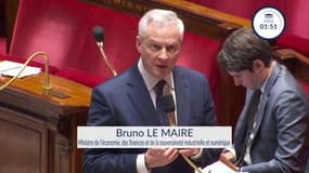 "C'est surtout votre soumission à Vladimir Poutine qui a fait exploser les prix du gaz": Bruno le Maire répond à un député du RN sur le prix de l'énergie