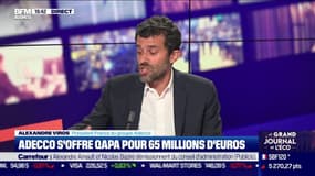 Alexandre Viros (Groupe Adecco) : Adecco s'offre QAPA pour 65 millions d'euros - 07/09