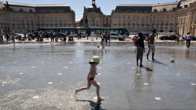 Le miroir d'eau à Bordeaux en 2017