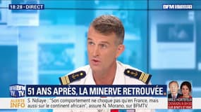 L'épave de la Minerve "est un cimetière de marins, il est hors de question de la remonter" (porte-parole de la Marine nationale)