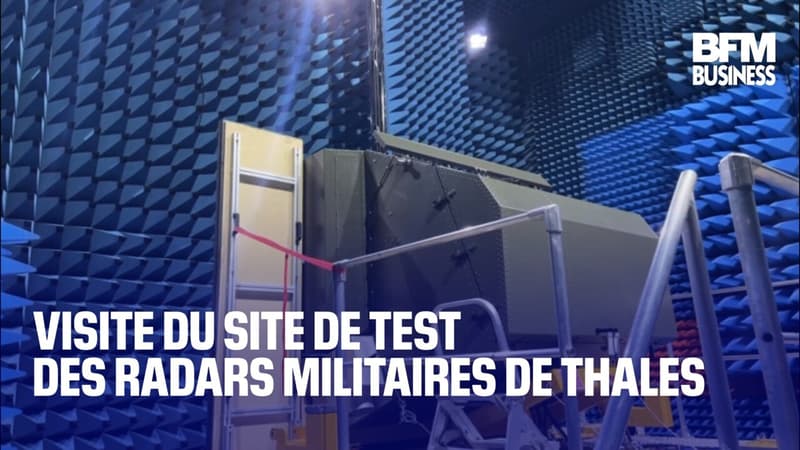 Visite du site de test des radars militaires de Thales